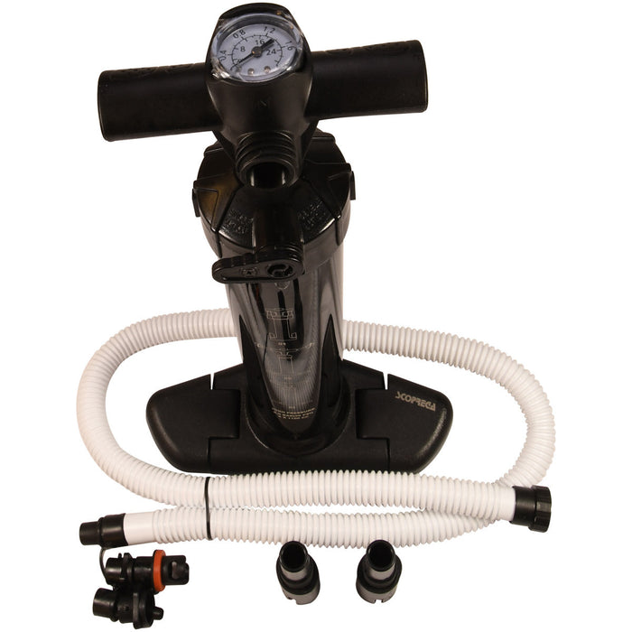 Scoprega Bravo GM 4XS Stirrup Style SUP Inflatable Dinghy & Kayak Inflator Pump 29 psi