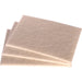 3M Scotch-Brite Type T Non-Abrasive Cleaning Pad - White